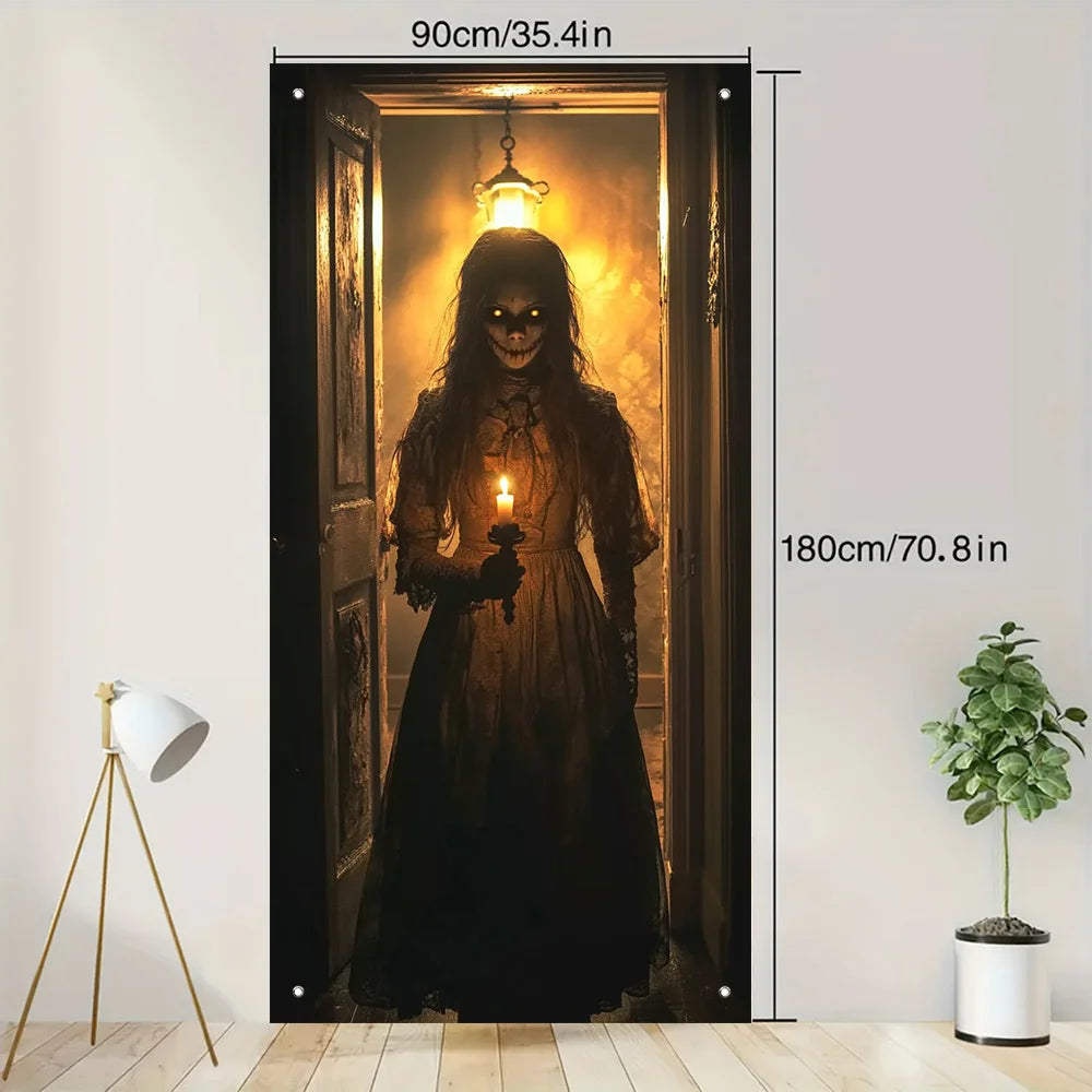 Halloween 2D Door Sign, Three Cats