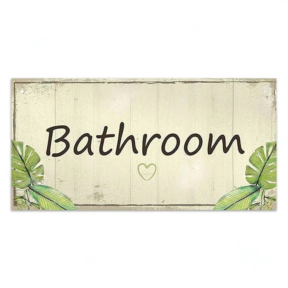 Home decor Toilet Signs Wooden Hanging Plaque Decorative Plaque for Toilet Door Hanging Sign Wood In Bar Pub Beach decor