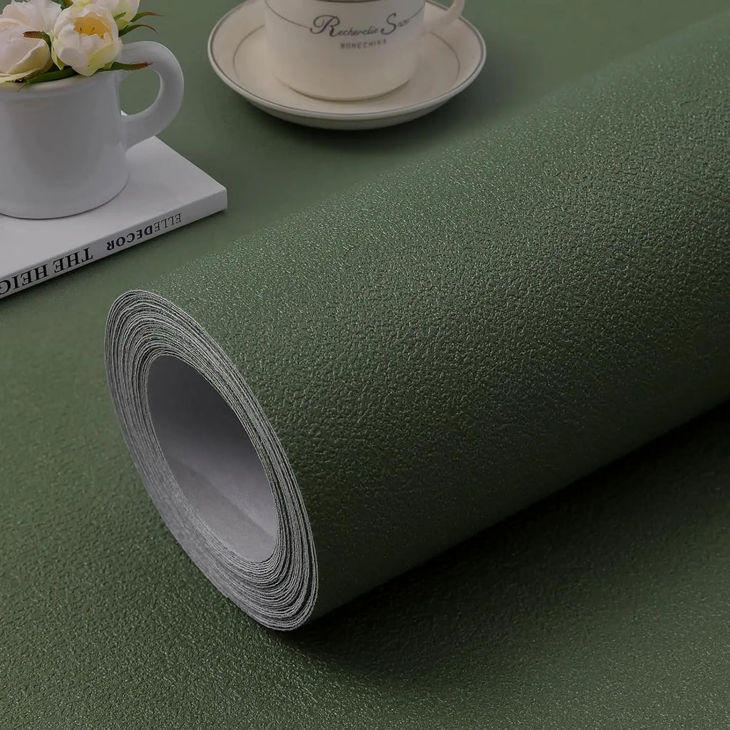 Matte PVC Waterproof DIY Self Adhesive Vinyl Wallpaper Kitchen Cabinet Desktop Contact Paper Wall Sticker Home Decor Wall in Rol