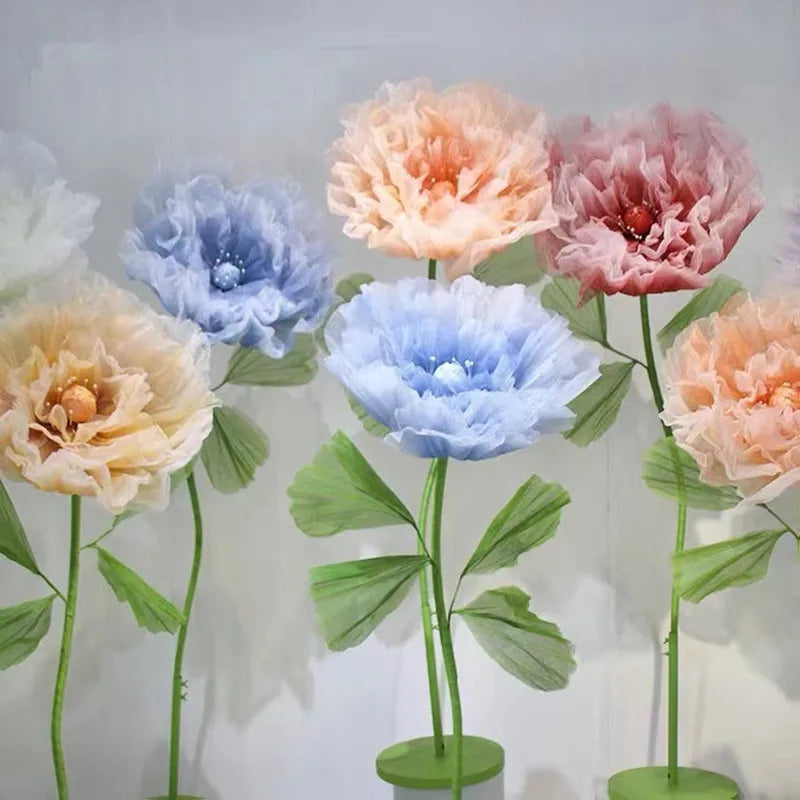 Automatic mechanical silk flowers