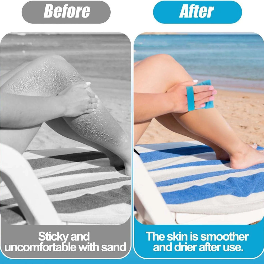 Sand Remover Reusable Sand Removal Bag for Beach Sand Cleaning Sand Wipe Off Mitten for Camping Outdoor Surf Essentials