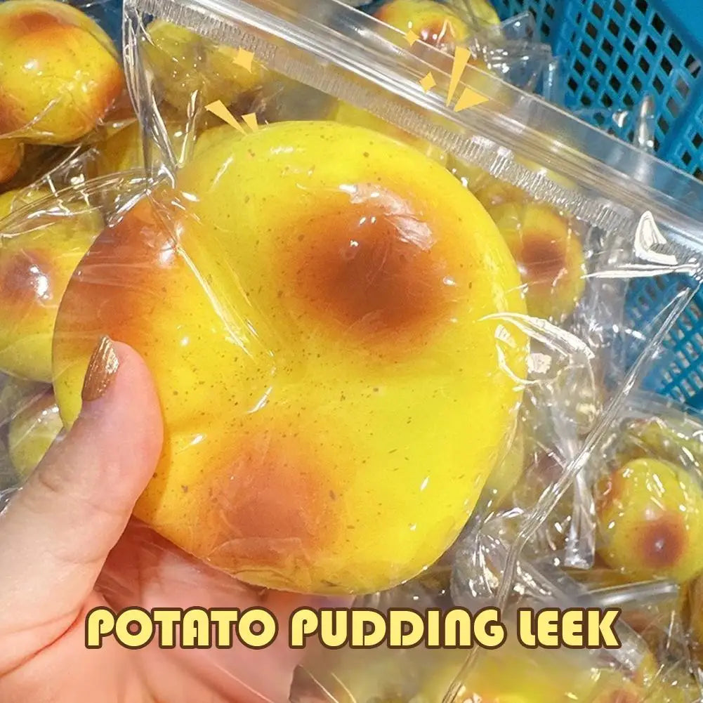 Potato Pudding Squishy Stress Ball Realistic Slow-Rise Fidget Toy