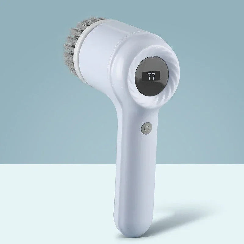 Multi-functional Electric Cleaning Brush for Kitchen and Bathroom - Wireless Handheld Power Scrubber for Dishes, Pots, and Pans