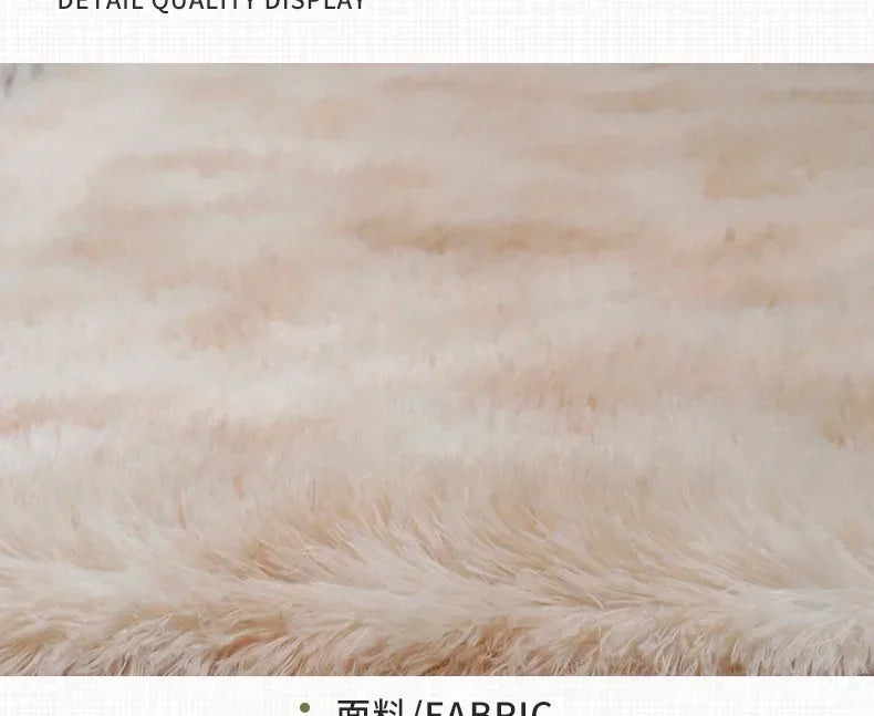 VIKAMA Simple Pink Girly Heart Plush Carpet Bedroom Bed Blanket Room Full Of Easy To Care Carpet Cute Princess Carpet Home Decor