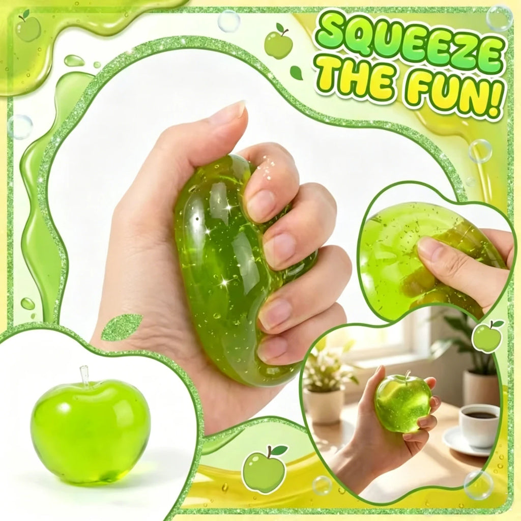 1/2Pcs Squishy Fruit Apple Fidget Toy Squeeze Stress Relief