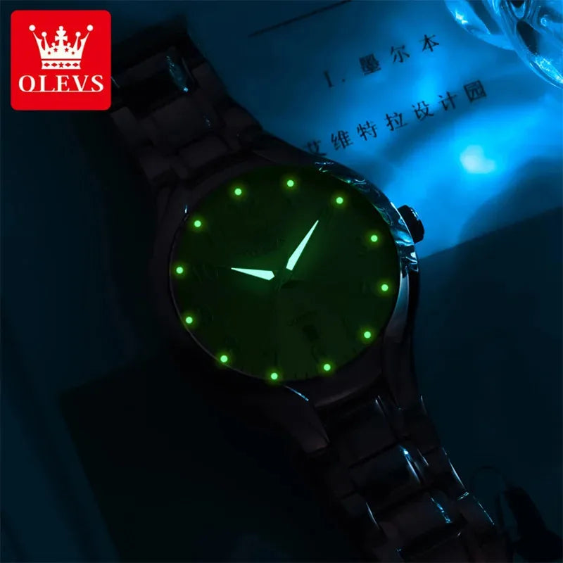 OLEVS 3650 Men Ladies Watch Original Luxury Quartz Watch