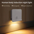 Motion Sensor LED Cabinet Light USB Rechargeable Stick-on Closet Stair Lights for Hallway Bedroom Kitchen Wardrobes Under Stairs