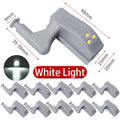 5-30pcs LED Inner Hinge Lamps Universal Under Cabinet Wardrobe Cupboard Sensor Night Lights Kitchen Bedroom Closet Wireless Lamp