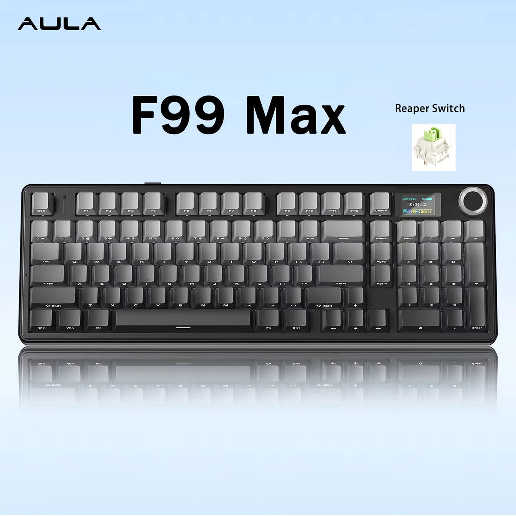AULA F99 MAX Wireless Mechanical Gaming Keyboard Custom Software &