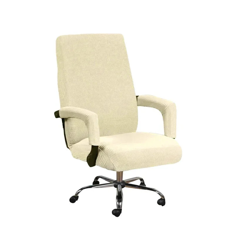 Elastic Computer Office Chair Cover Kitchen Modern Simple Desk Chair Cover Armrest Seat Cover Suitable for All Seasons