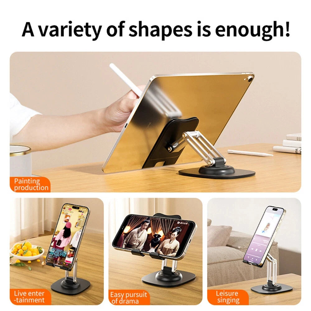 360°Adjustable Universal Tablet Stand Desk Holder Mount Detachable Arm