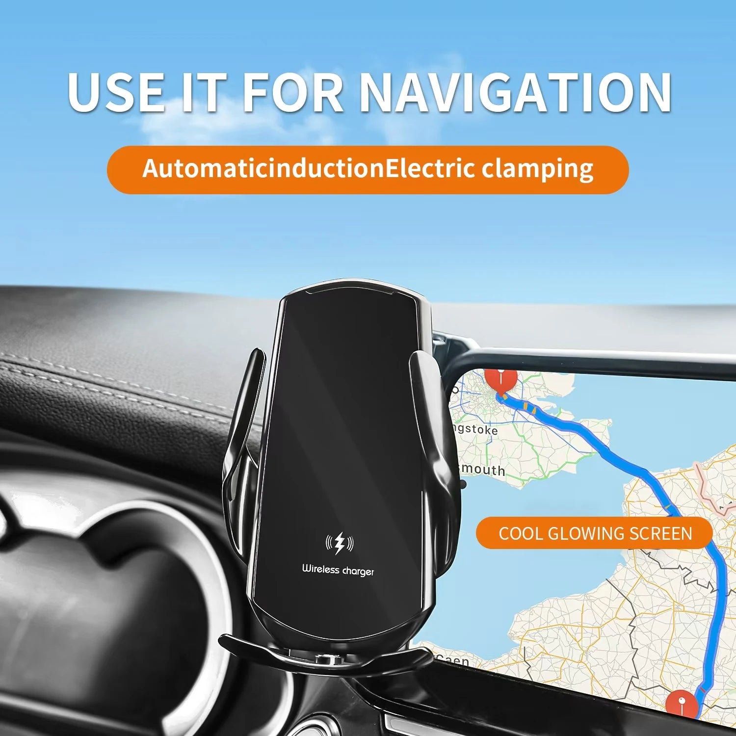 For Dongfeng Motor MAGE GCC 2023 13.2 Inch Screen Car Phone Holder Screen Wireless Charger For Car Auto Interior Accessories
