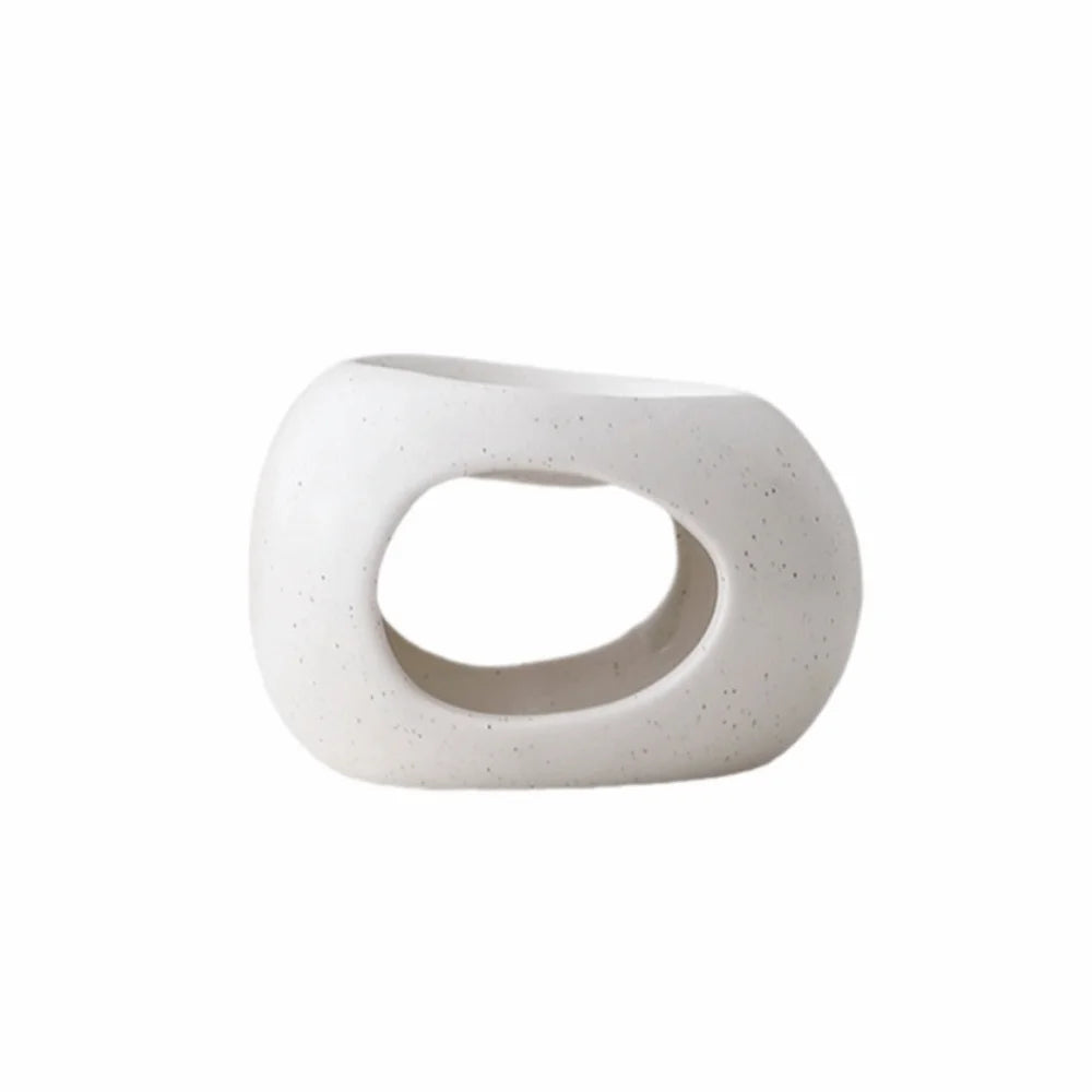 Ceramic Essential Oil Burner Minimalist Modern Aromatherapy Burner Decorative Candle Heating Holder Bedroom