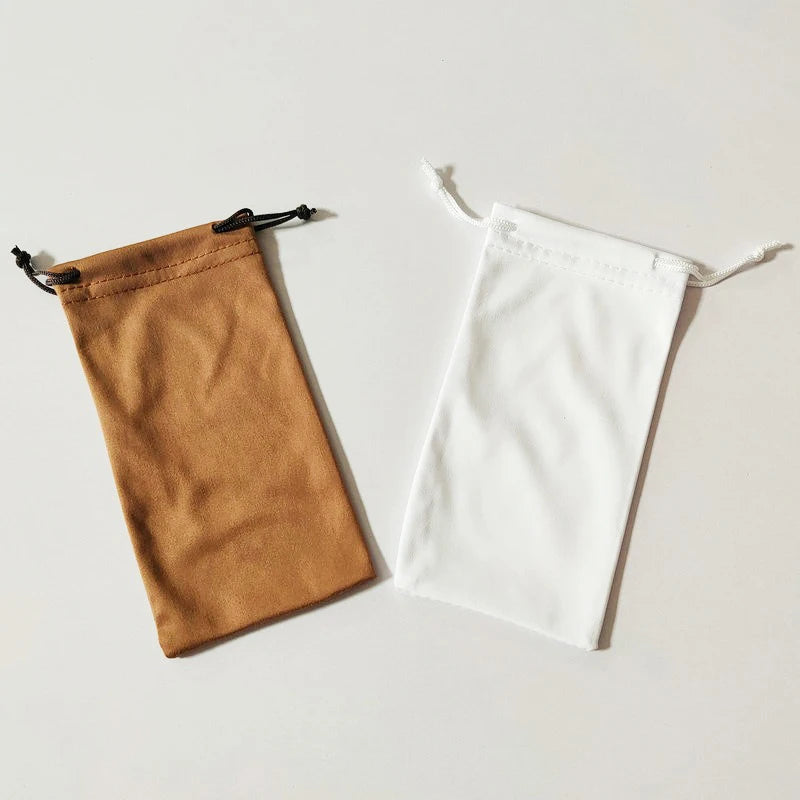 Microfiber Eyeglasses Bag Sun Bag Portable Cloth Bag Sunglasses Sunglasses Bag Simple Loading Glasses Storage Bag