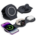 3 In 1 Magnetic Wireless Charger 30W Fast Charging Station Pad Foldable Phone Chargers Stand for iPhone 16-12 IWatch 8 7