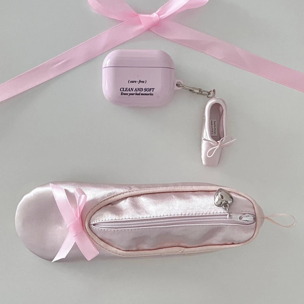 French Girlish Vibe Y2K Girls Makeup Bag Coin Purse