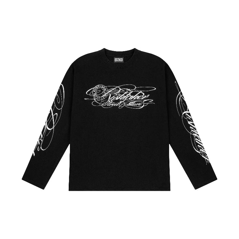 Y2k Cultural Long Sleeves Trendy Creative Pattern Print Men Women Sweatshirt Harajuku Retro Hip Hop Streetwear Unisex Pullover