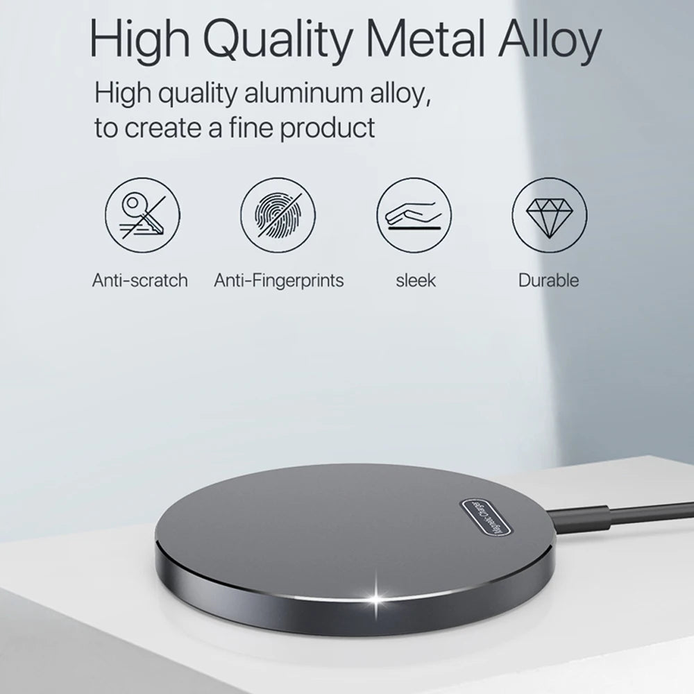 Magnetic Wireless Charger For iPhone 15 14 13 12 11 Pro XS Max Mini X XR Induction Fast Wireless Charging Pad For AirPods Pro 2