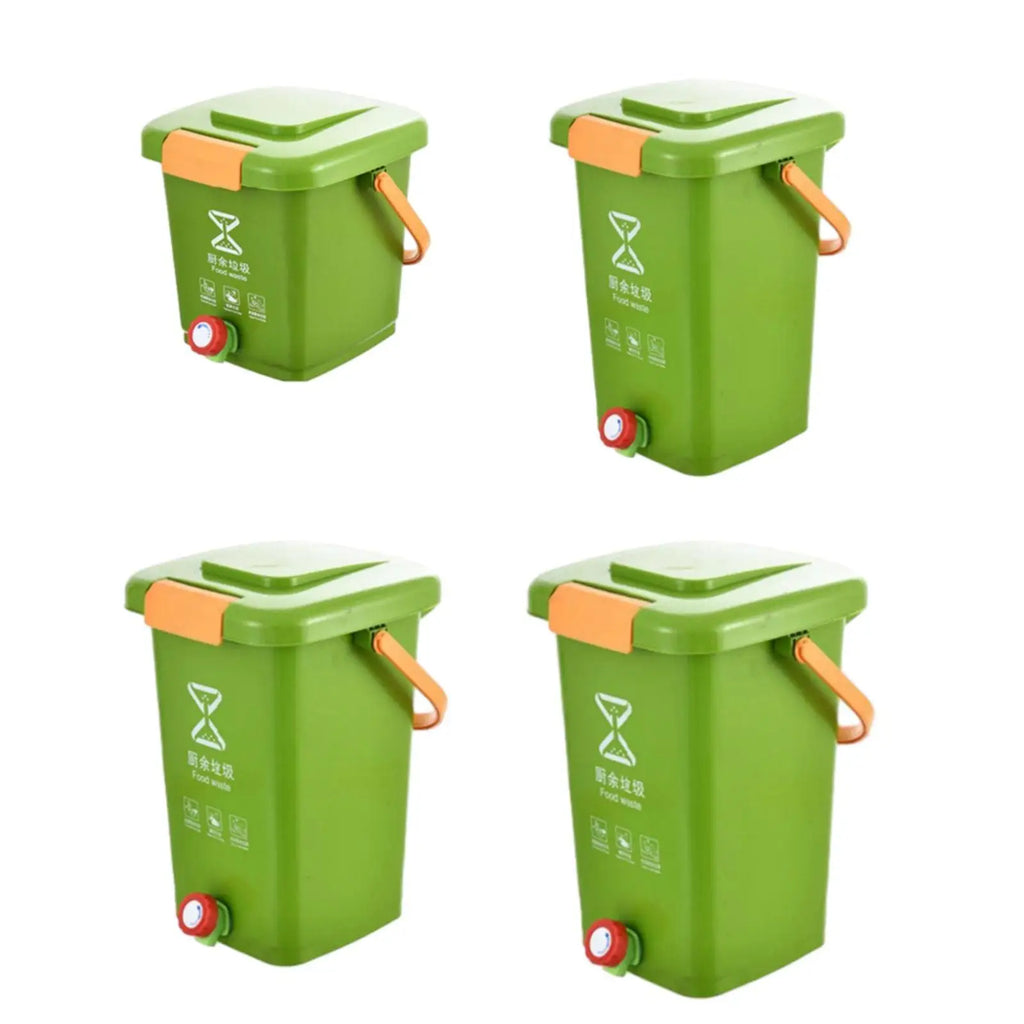Kitchen Waste Compost Bucket Easy to Clean Modern Composting Recycle Bucket Trash Can for Pantry Home Countertop Kitchen