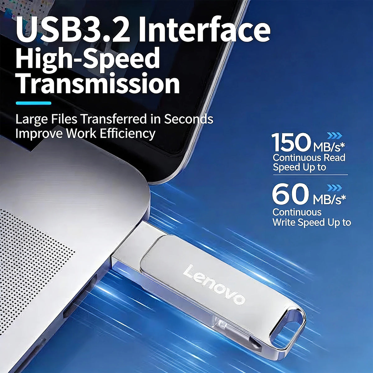 Lenovo OTG Pen Drive 1TB High Speed USB 3.2