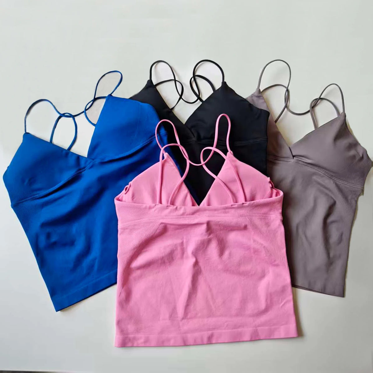 NCLAGEN Vision Twist Front Longline Top Women's Seamless Thin