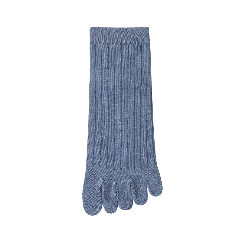 1/3/5 Pairs Mens Five Finger Socks Breathable Ankle Short Socks Thin Cotton Toe Socks with Separate Fingers Fashion Sports Socks