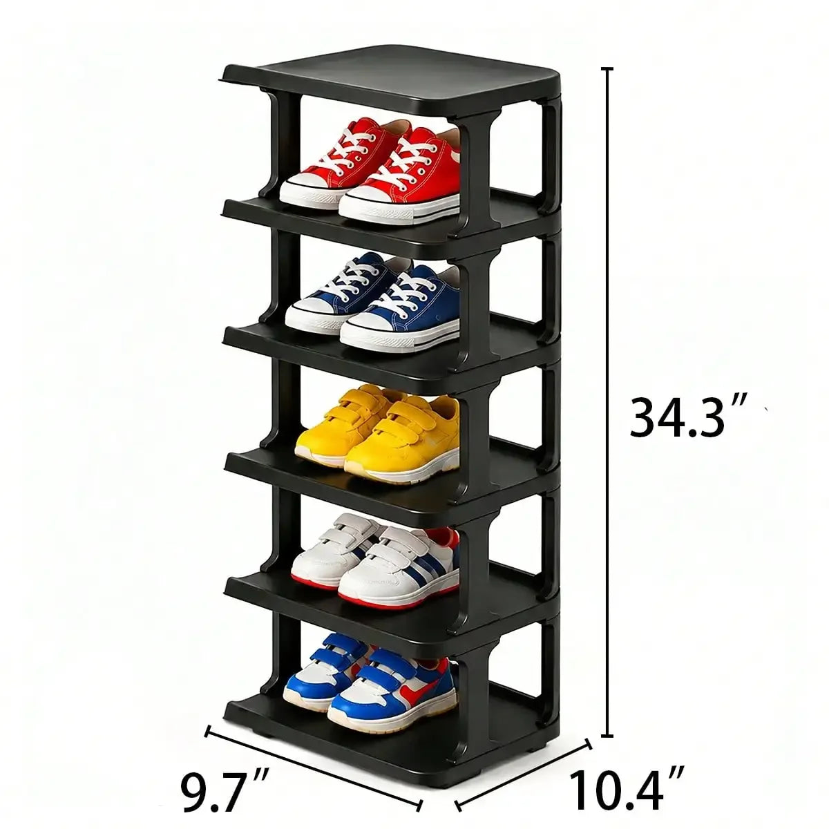 6-9 Layer Minimalist Shoe Rack Organizer - Disassemblable, Stackable, Compact Height Tall Space Saver, Multifunctional Household Storage Cabinet, Ideal Home Organizer Gift Solution