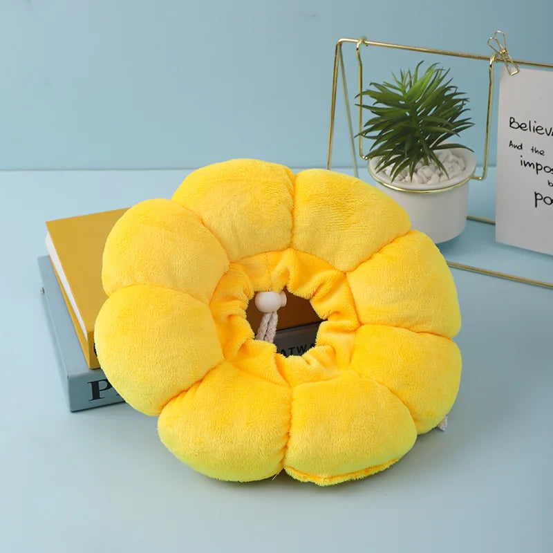 Sunflower Pet Elizabethan Collar Adjustable Anti-Bite Surgery Anti-Lick Wound
