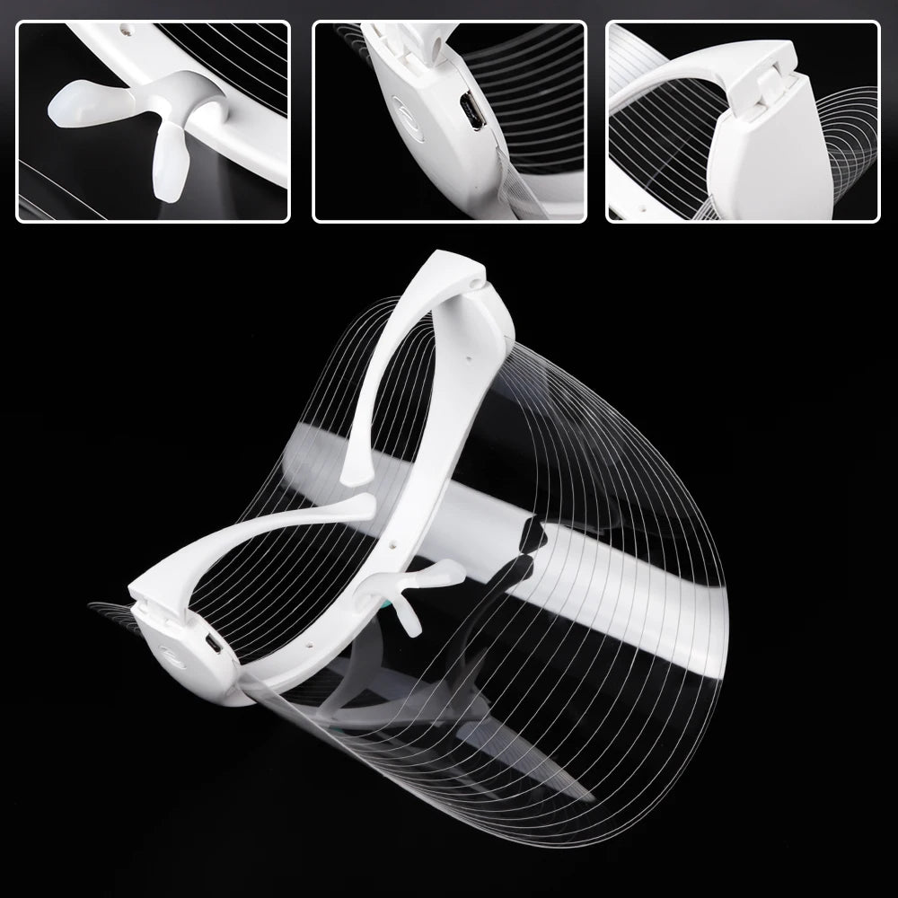 7 Colors LED Face Mask Photon Facial Beauty Mask Skin Rejuvenation Facial SPA Skin Care Tool