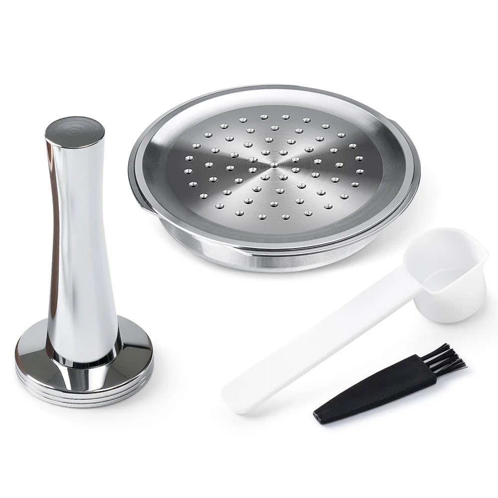 for Senseo Coffee Capsule Stainless Steel Coffee Filter Pod Reusable Coffee Maker Filter Espresso Crema Maker