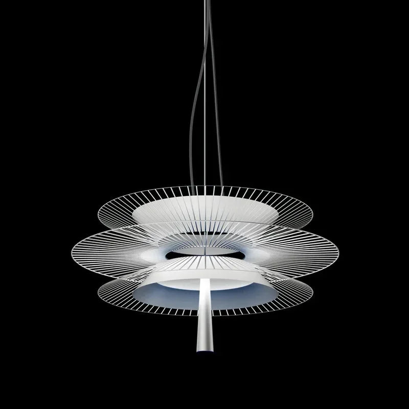 SANDYHA New Trend LED Chandelier Luxury Metal Cord Pendant Lighting for Parlor Living Dining Room Home Decor Home Hanging Lamp