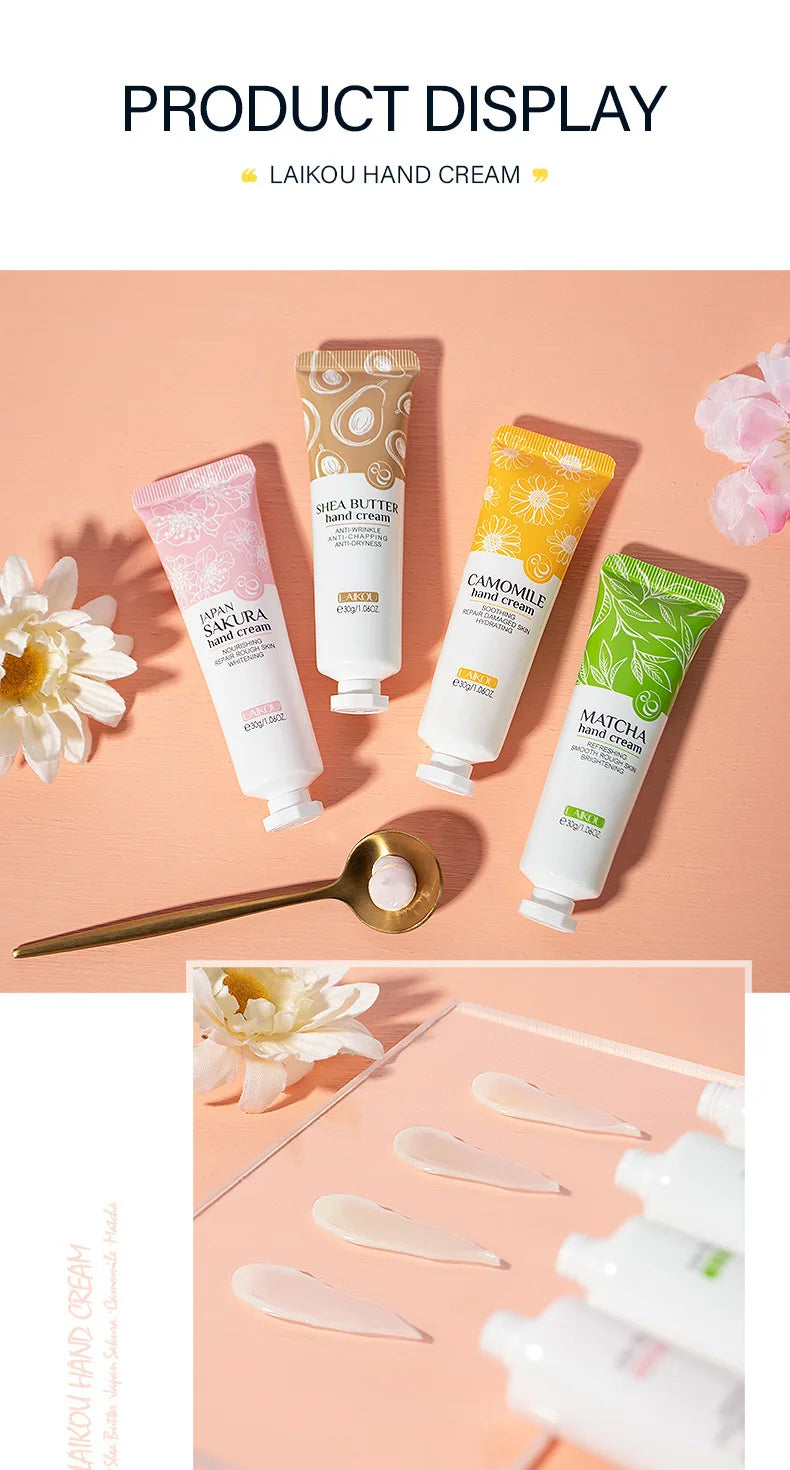 Sakura Nourishing Hand Cream Hands Moisturizing Anti-chapping Brightening Hydrating Hand Cream Hand Skin Care Products Wholesale