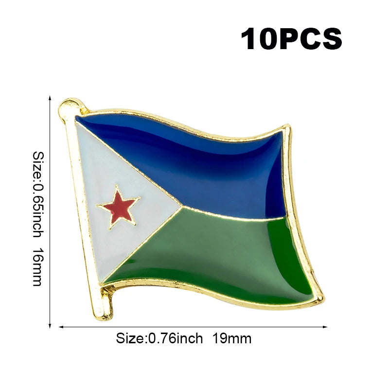 10pcs a lot   Flag Laple Pin Badge Brooch Cambodia Canada Czech Rep. Zimbabwe Kuwait Croatia Kenya Kazakhstan Haiti