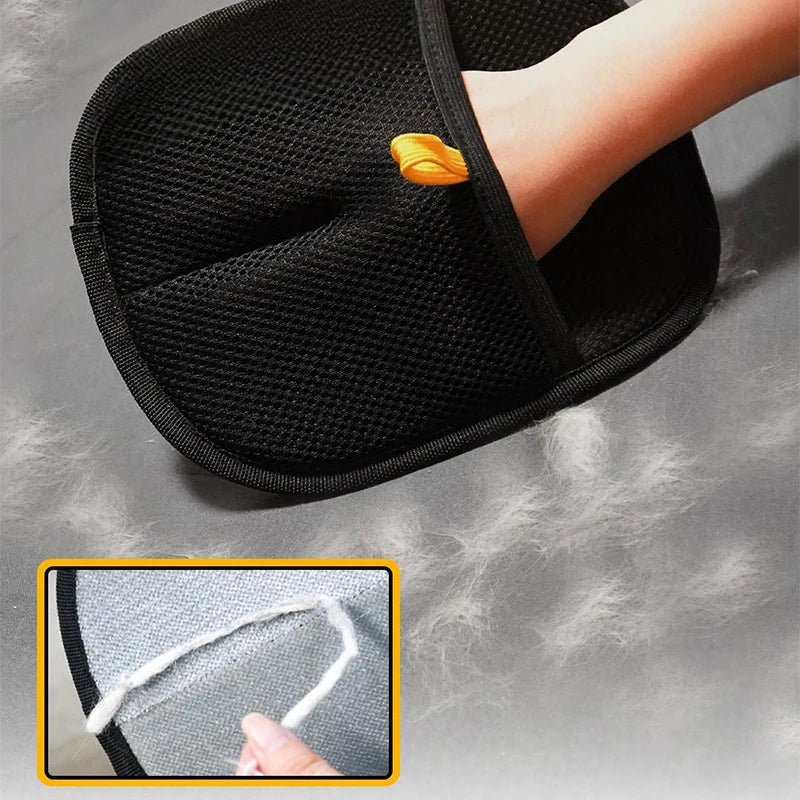 Pet Electrostatic Hair Removal Gloves Dog Cat Hair Removal Brush Gloves Hair Adhesive Gloves Carpet Clothing Hair Cleaning Brush