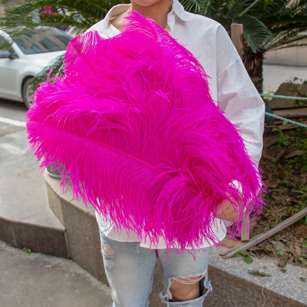 Wholesale 10PCS Natural Ostrich Feathers 15-55cm for Crafts Wedding Party Home Decor Ostrich Plumes Table Centerpiece Feather