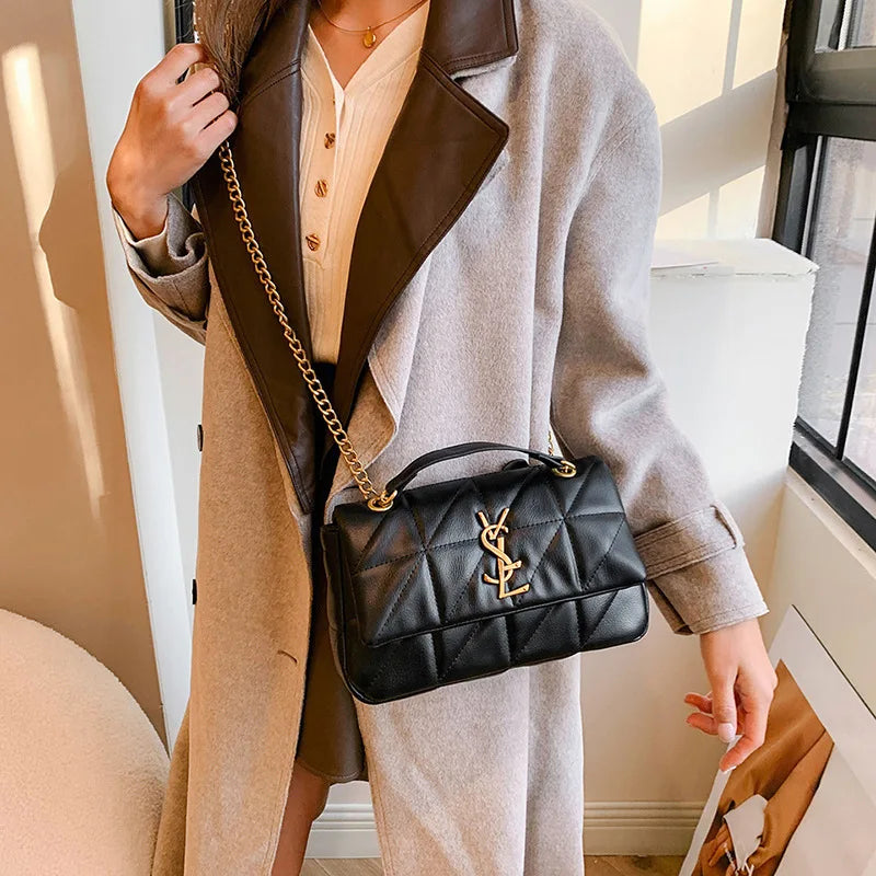 Women's Genuine Leather Mini Square Bag