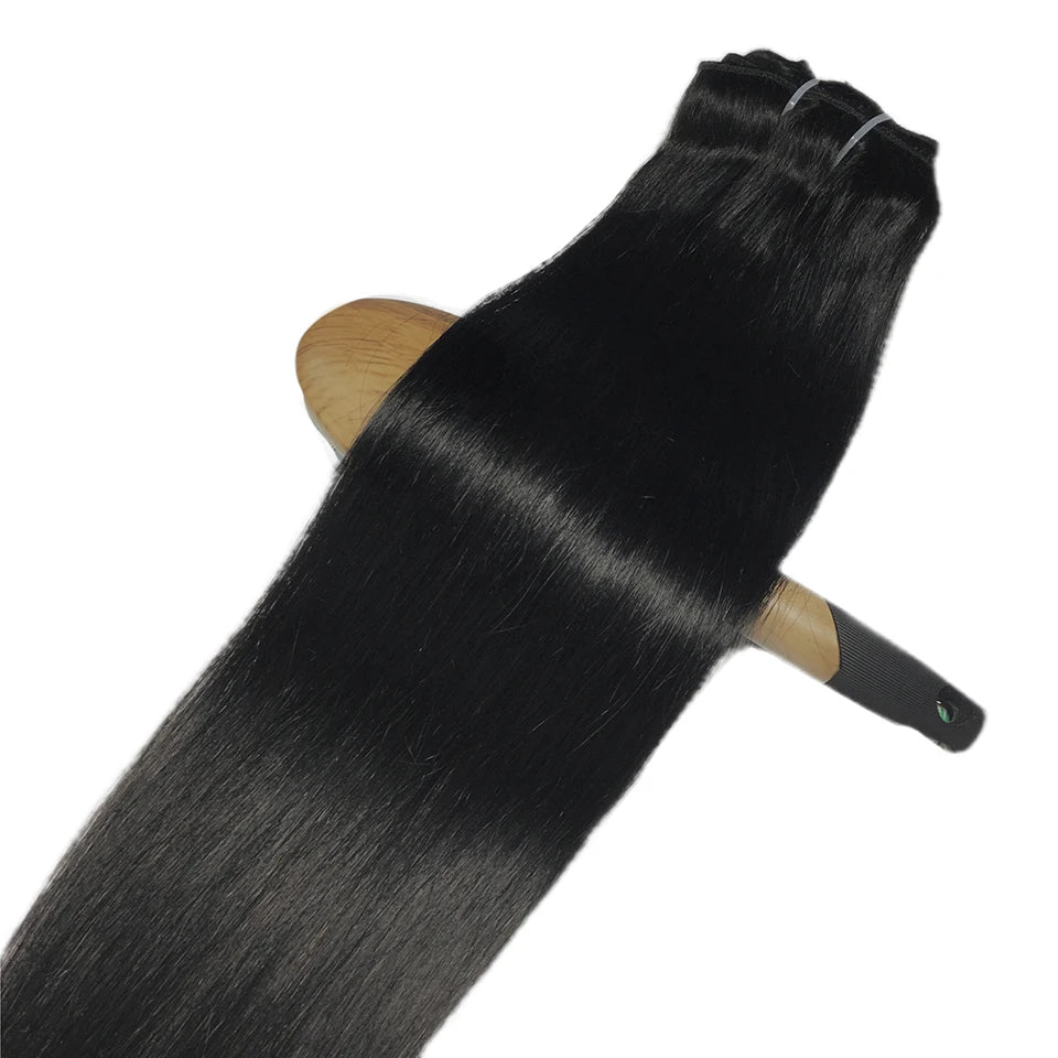 Clip In Hair Extensions Human Hair Brazilian Straight Clip