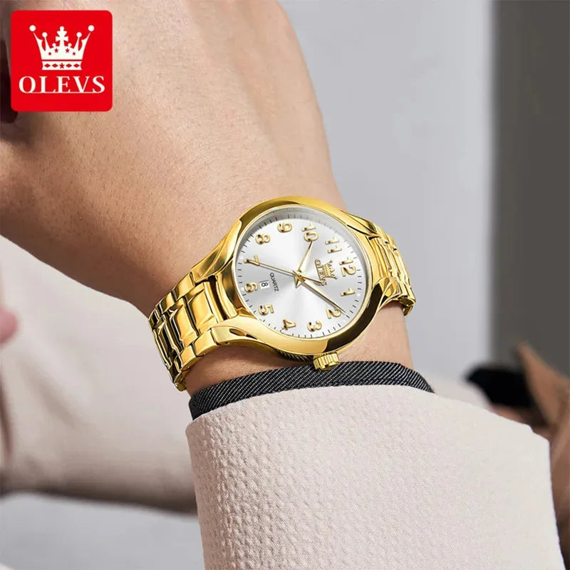 OLEVS 3650 Men Ladies Watch Original Luxury Quartz Watch