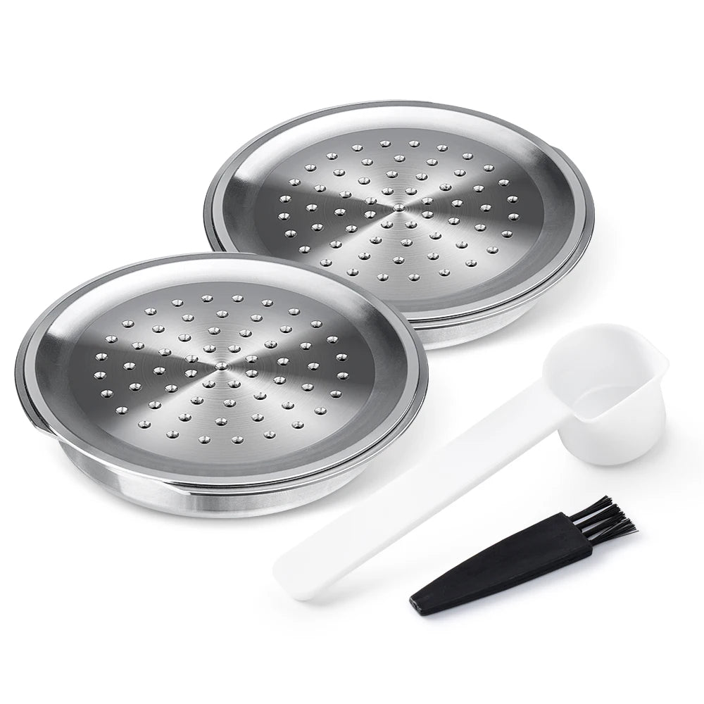 for Senseo Coffee Capsule Stainless Steel Coffee Filter Pod Reusable Coffee Maker Filter Espresso Crema Maker