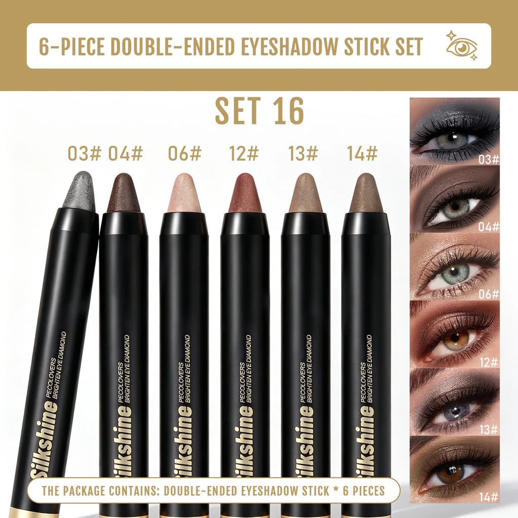SET 2 in 1 Double Head Eyeshadow Pencils