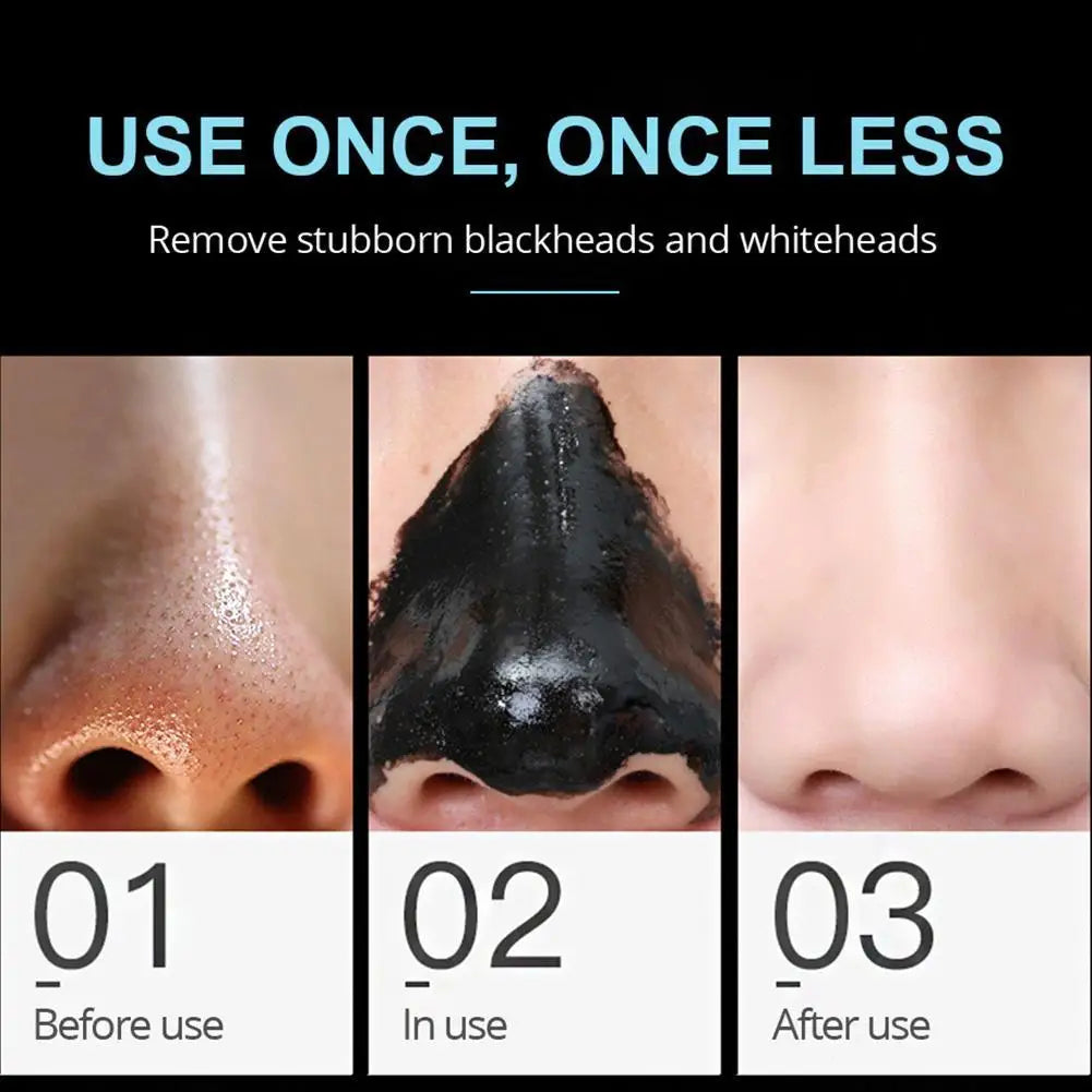 Bamboo Charcoal Blackhead Remover Nose Mask Peeling Mask Deep Cleansing Shrink Pore Moisturizing Skin Care