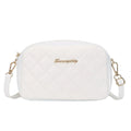 Women's Small Crossbody Bag Trend Diamond Grid embroidery Camera