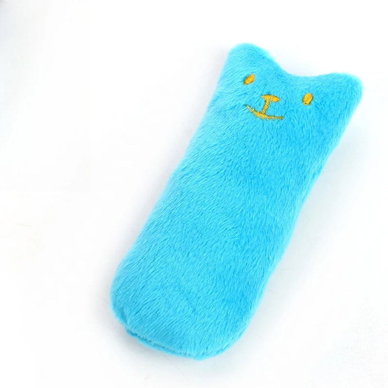 Catnip Cat Pillow Toy - Funny Pet Chew Claw Molar Toy for Kittens - Soft Cute Interactive Plaything