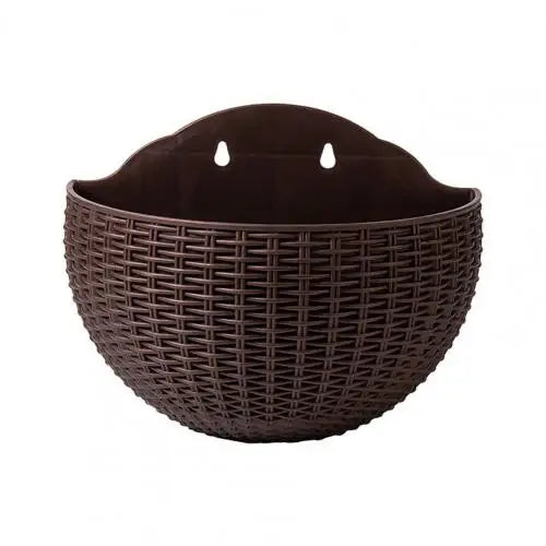 Flower Pot Exquisite Wall-mounted Plastic Wall Hanging Basket Flowerpot for Outdoor Garden Balcony Planter Bucket Home Decor New