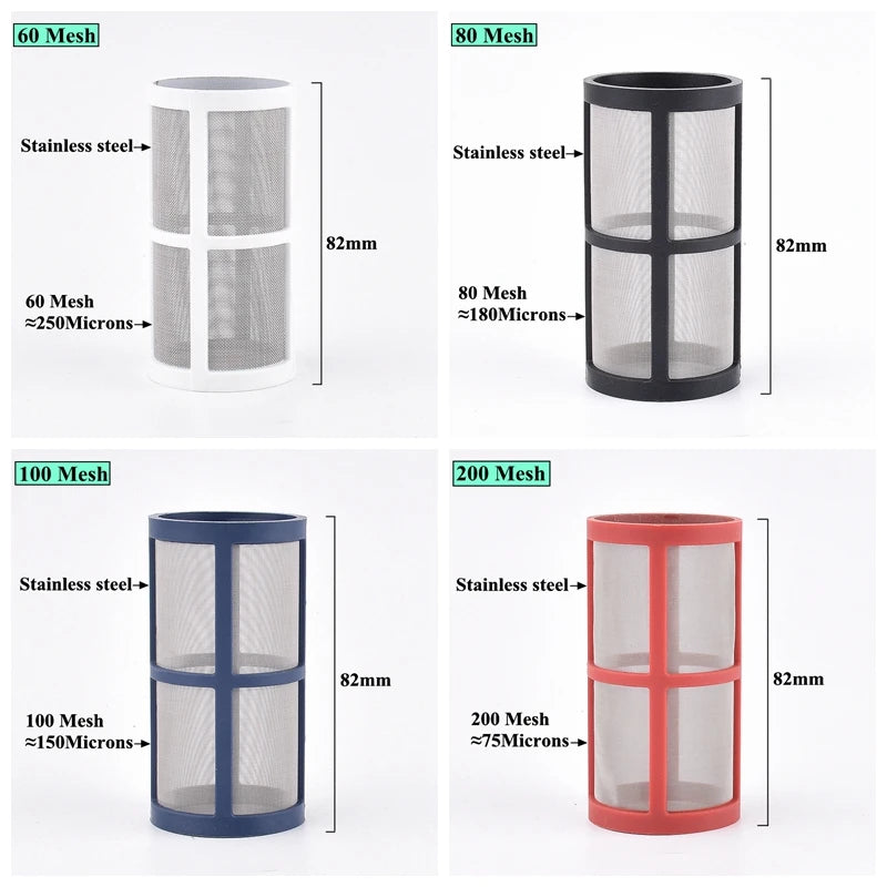 1~5Pcs 10 Mesh-200 Mesh Filter Net Garden Watering Filter Domestic Kitchen Purification Water impurities Filter Accessories
