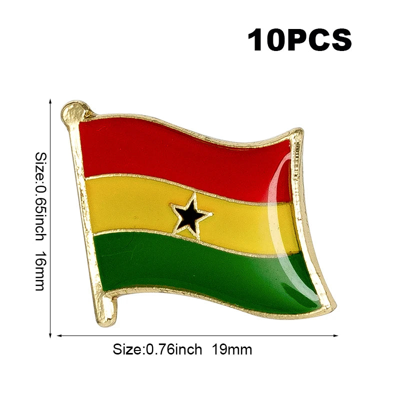 10pcs a lot   Flag Laple Pin Badge Brooch Cambodia Canada Czech Rep. Zimbabwe Kuwait Croatia Kenya Kazakhstan Haiti
