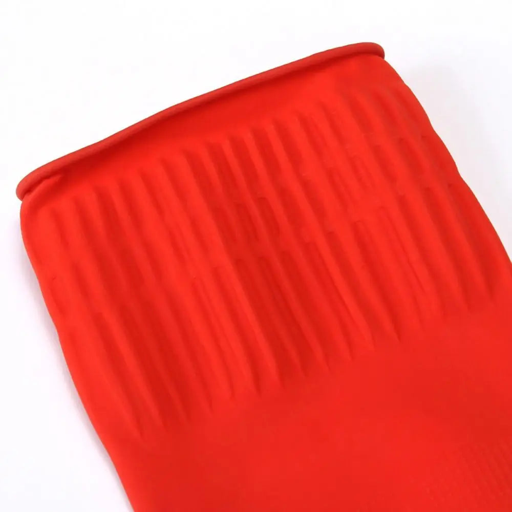 1 Pair Heavy Duty Rubber Gloves with Extra Long Cuffs Safety Gauntlet Car Washing Gloves For Dish Washing Household Cleaning