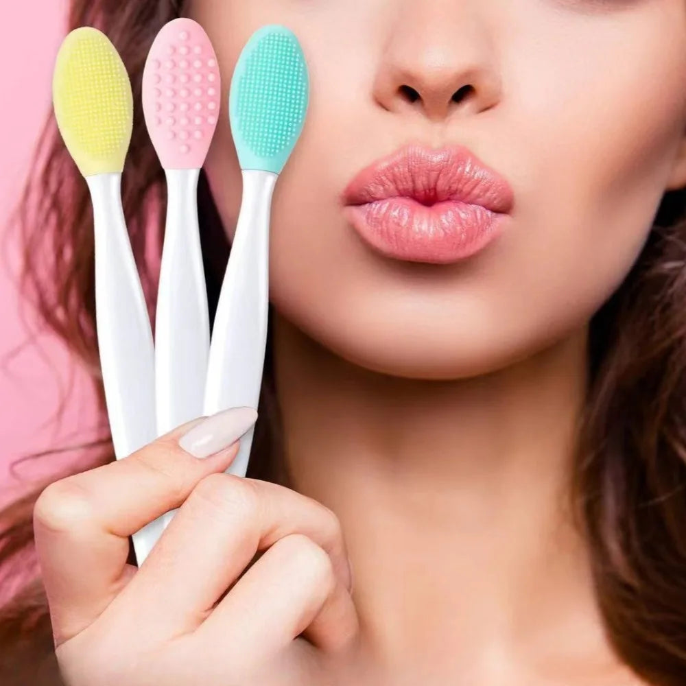 1/5PCS Beauty Skin Care Silicone Face Brush Exfoliating Facial Cleansing Scrub Nose Brush Blackhead Remove Double-Sided Brushes