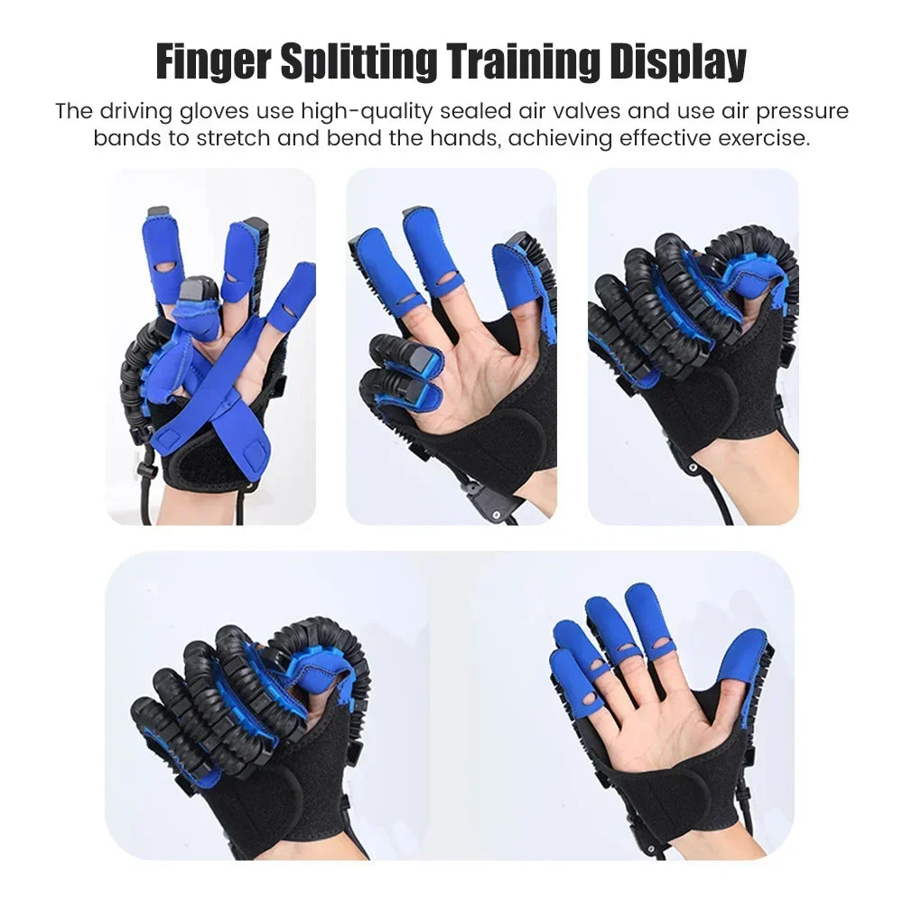 Left &amp; Right Hand Finger Rehabilitation Exerciser Robot Gloves