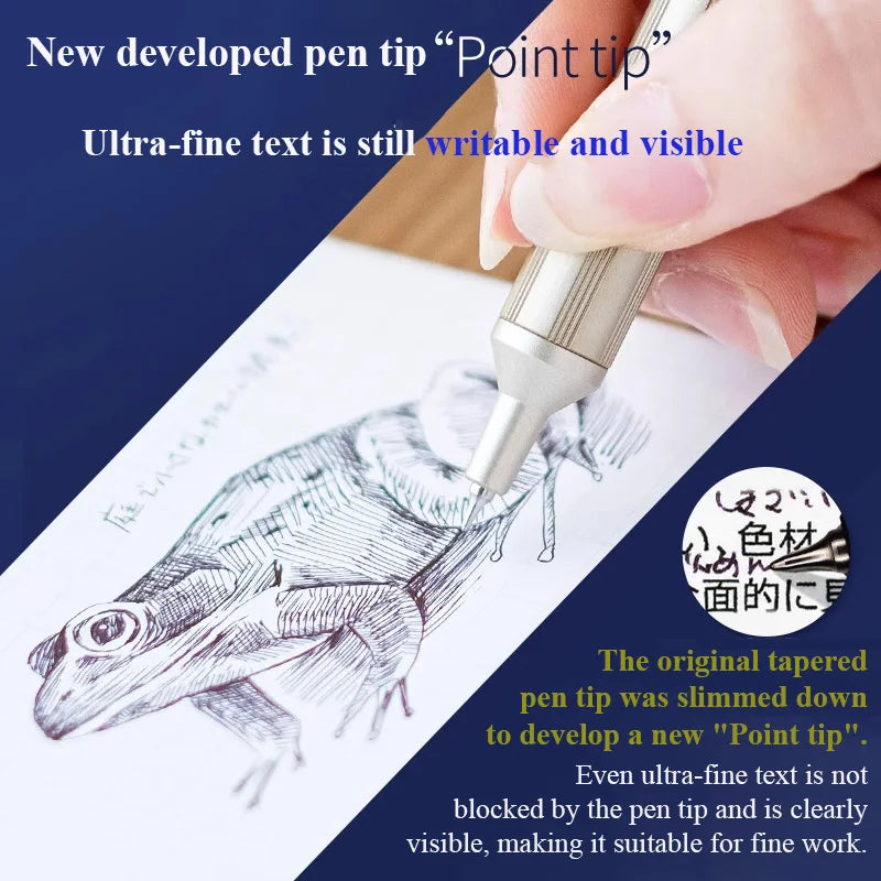 Uni JETSTREAM Oil Ballpoint Pen 0.28/0.38mm Hexagonal Anti-roll Rod